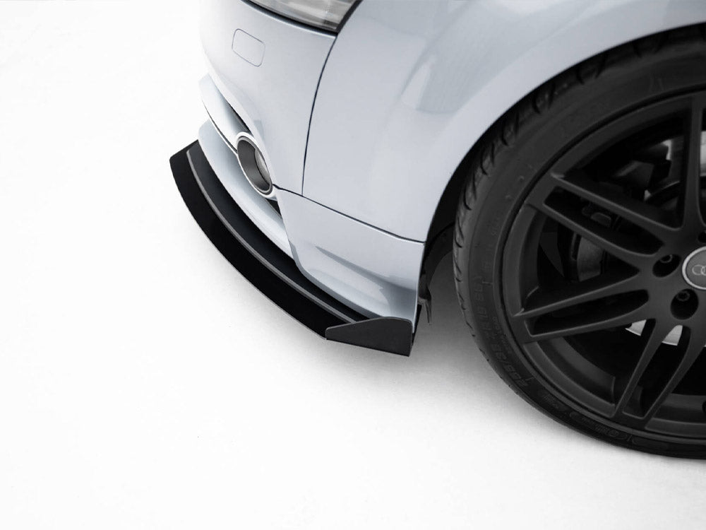 Maxton Design Street PRO Front Splitter + Flaps Audi TT S / TT S-Line 8J Facelift