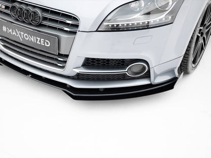 Maxton Design Street PRO Front Splitter + Flaps Audi TT S / TT S-Line 8J Facelift