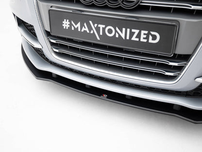 Maxton Design Street PRO Front Splitter Audi TT S / TT S-Line 8J Facelift