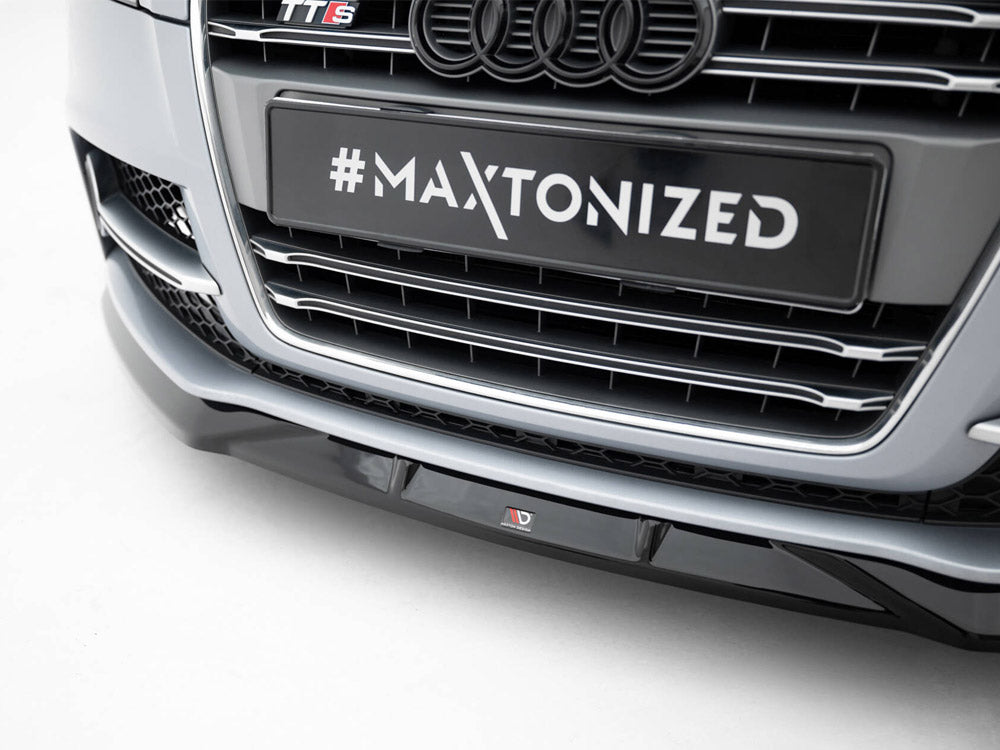 Maxton Design Front Splitter V.2 Audi TT S / TT S-Line 8J Facelift