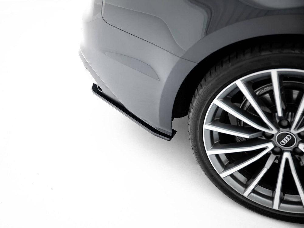 Maxton Design Street PRO Rear Diffuser Audi A5 F5 Facelift - Black-Red