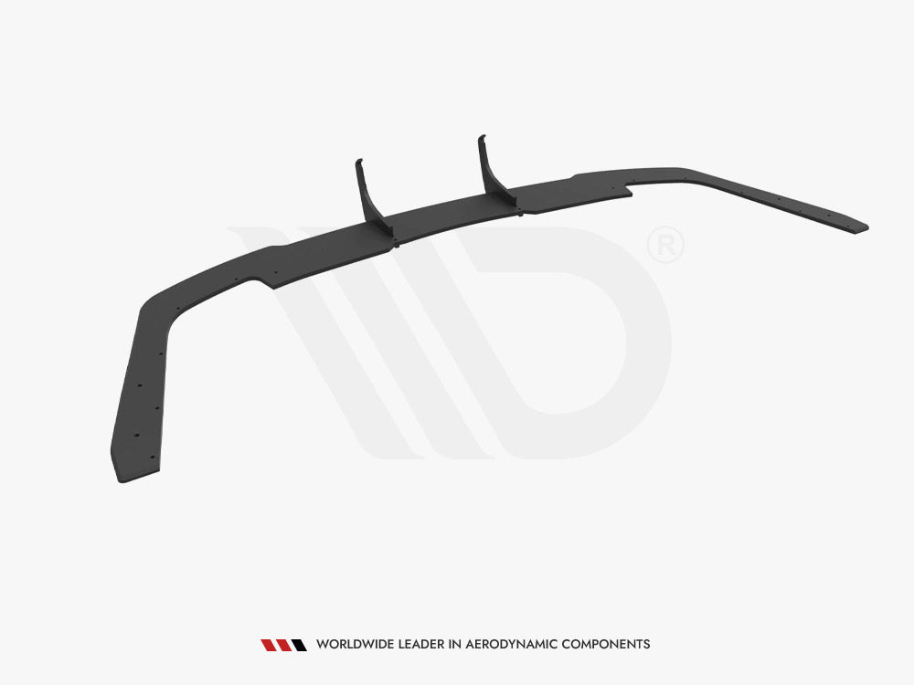 Maxton Design Street PRO Rear Diffuser Audi A5 F5 Facelift - Black-Red