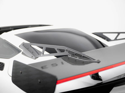 Maxton Design Carbon Spoiler With Upper Swan Mounting + LED Chevrolet Corvette Stingray / Grand Sport C7