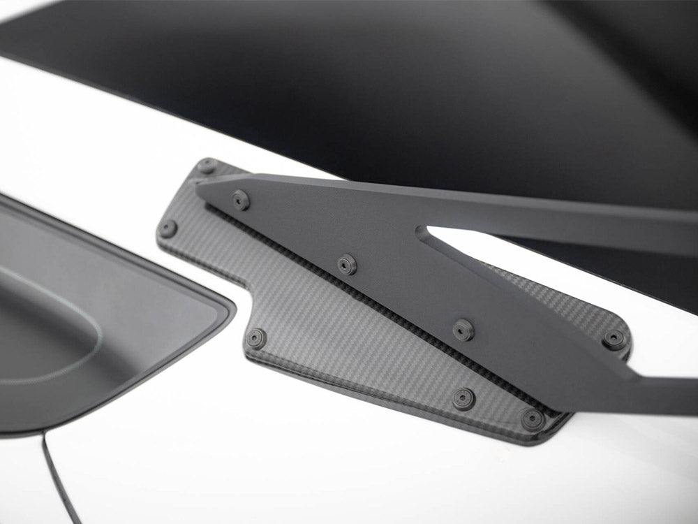 Maxton Design Carbon Spoiler With Upper Swan Mounting + LED Chevrolet Corvette Stingray / Grand Sport C7