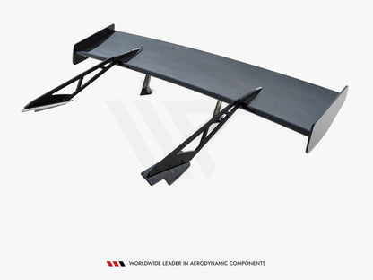 Maxton Design Carbon Spoiler With Upper Swan Mounting + LED Chevrolet Corvette Stingray / Grand Sport C7