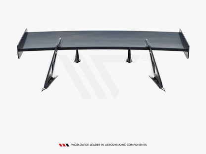 Maxton Design Carbon Spoiler With Upper Swan Mounting + LED Chevrolet Corvette Stingray / Grand Sport C7