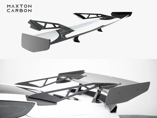 Maxton Design Carbon Spoiler With Upper Swan Mounting Chevrolet Corvette Stingray / Grand Sport C7