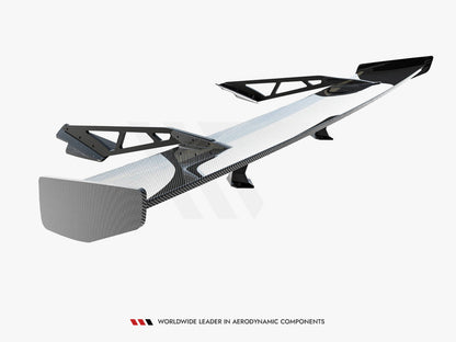 Maxton Design Carbon Spoiler With Upper Swan Mounting Chevrolet Corvette Stingray / Grand Sport C7