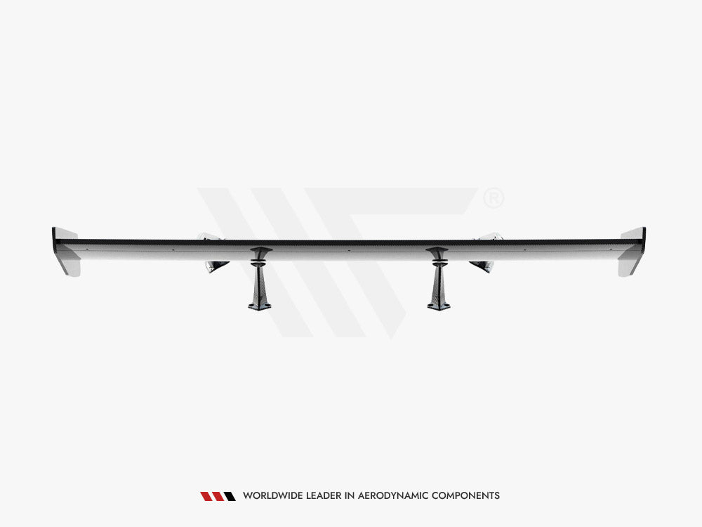 Maxton Design Carbon Spoiler With Upper Swan Mounting Chevrolet Corvette Stingray / Grand Sport C7