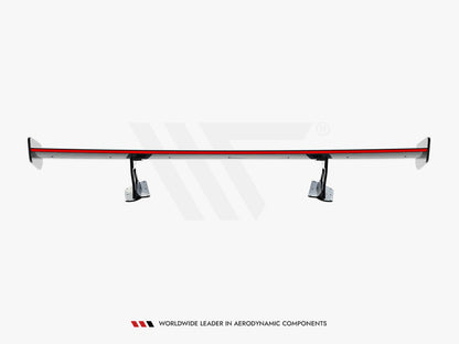 Maxton Design Carbon Spoiler With Internal Brackets Uprights + LED Chevrolet Corvette Stingray / Grand Sport C7