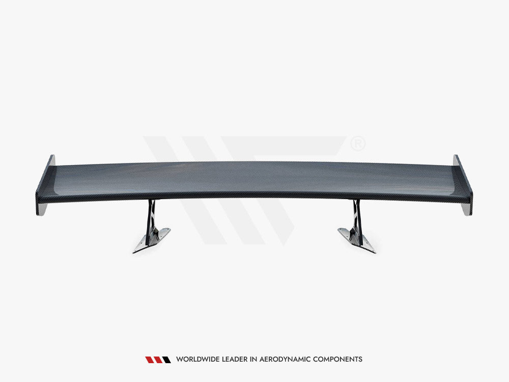 Maxton Design Carbon Spoiler With Internal Brackets Uprights Chevrolet Corvette Stingray / Grand Sport C7