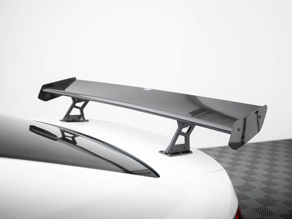 Maxton Design Carbon Spoiler With Internal Brackets Uprights + LED Volkswagen Jetta GLI Mk7