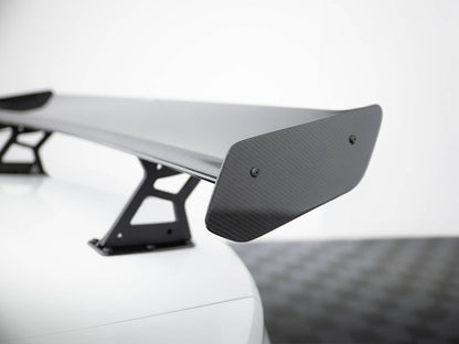 Maxton Design Carbon Spoiler With Internal Brackets Uprights + LED Volkswagen Jetta GLI Mk7