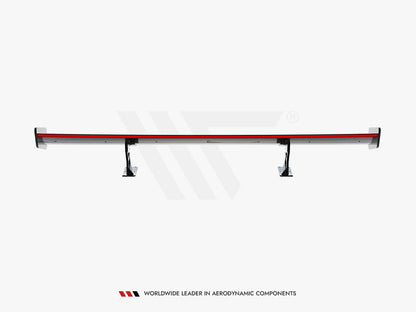 Maxton Design Carbon Spoiler With Internal Brackets Uprights + LED Volkswagen Jetta GLI Mk7