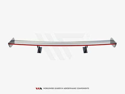 Maxton Design Carbon Spoiler With Internal Brackets Uprights + LED Volkswagen Jetta GLI Mk7