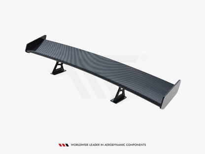 Maxton Design Carbon Spoiler With Internal Brackets Uprights + LED Volkswagen Jetta GLI Mk7