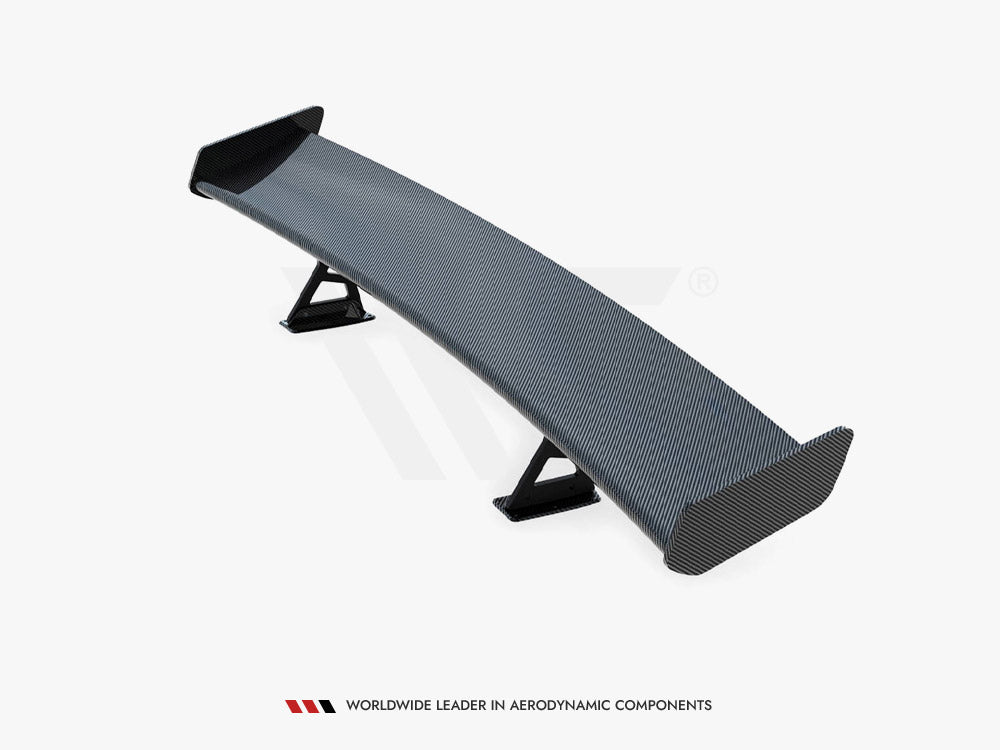 Maxton Design Carbon Spoiler With Internal Brackets Uprights + LED Volkswagen Jetta GLI Mk7