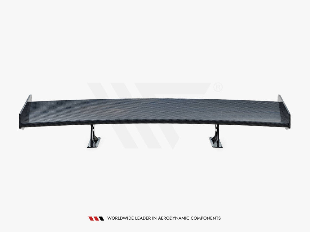 Maxton Design Carbon Spoiler With Internal Brackets Uprights + LED Volkswagen Jetta GLI Mk7