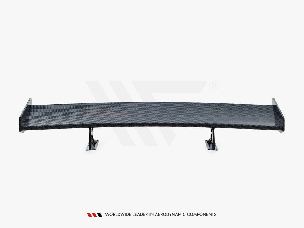 Maxton Design Carbon Spoiler With Internal Brackets Uprights + LED Volkswagen Jetta GLI Mk7