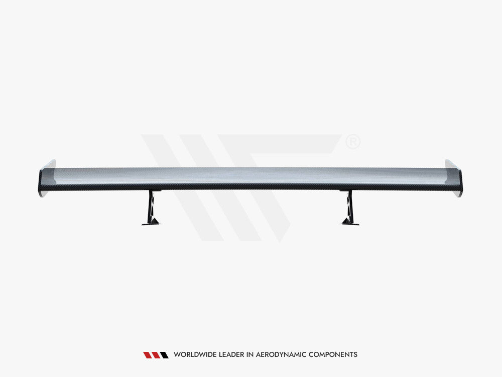 Maxton Design Carbon Spoiler With Internal Brackets Uprights + LED Volkswagen Jetta GLI Mk7