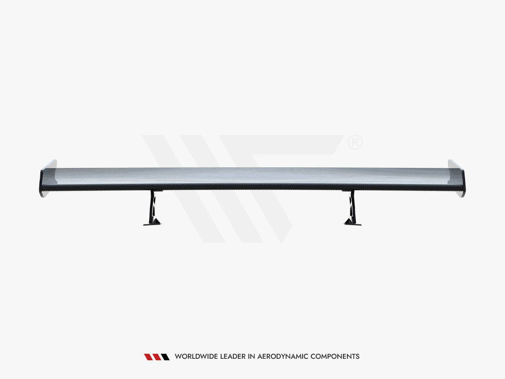Maxton Design Carbon Spoiler With Internal Brackets Uprights + LED Volkswagen Jetta GLI Mk7