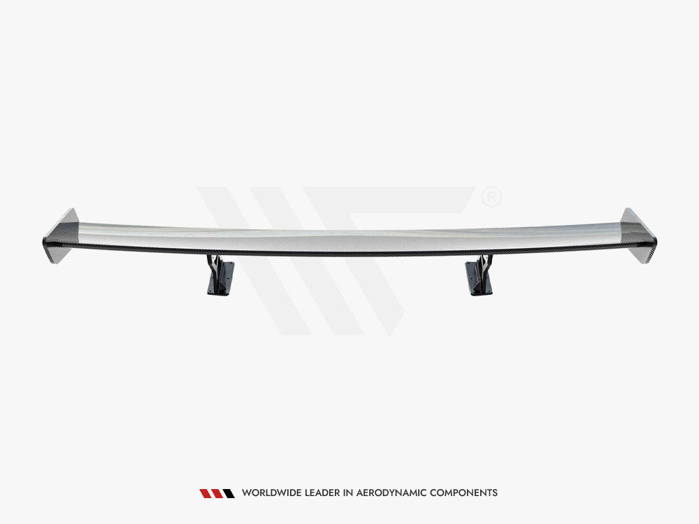 Maxton Design Carbon Spoiler With Internal Brackets Uprights Volkswagen Jetta GLI Mk7