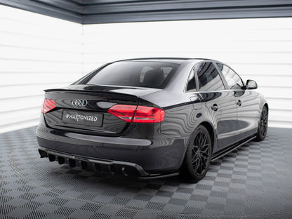 Maxton Design Rear Valance Audi A4 B8 (Single side dual exhaust version)