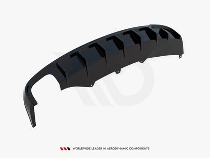 Maxton Design Rear Valance Audi A4 B8 (Single side dual exhaust version)