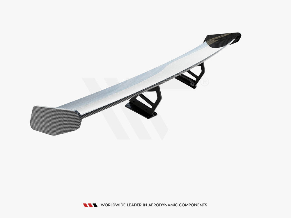 Maxton Design Carbon Spoiler With Internal Brackets Uprights V.2 Porsche 718 Cayman GTS 982c