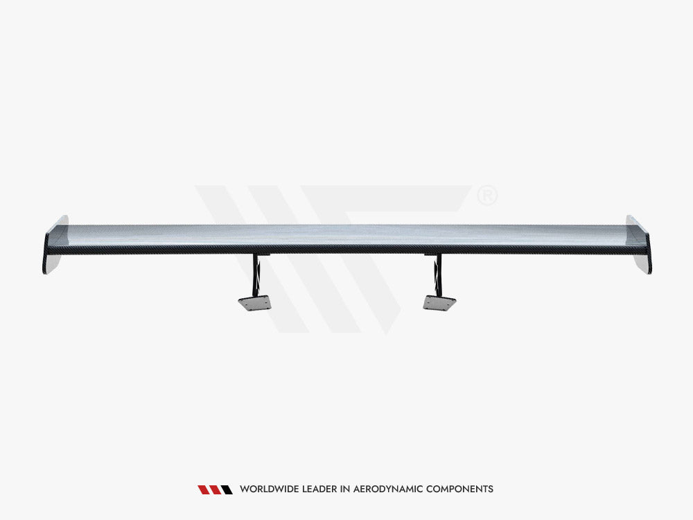 Maxton Design Carbon Spoiler With Internal Brackets Uprights V.2 Porsche 718 Cayman GTS 982c