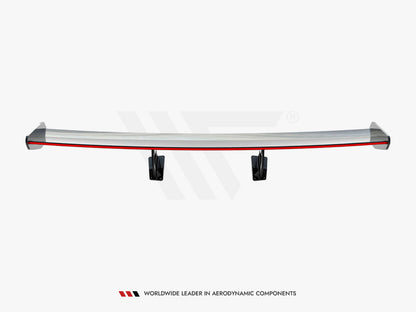 Maxton Design Carbon Spoiler With Internal Brackets Uprights V.2 + LED Porsche 718 Cayman GTS 982c