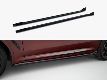 Maxton Design Side Skirts Diffusers BMW iX3 M-Pack G08 Facelift