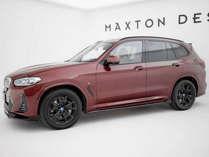 Maxton Design Side Skirts Diffusers BMW iX3 M-Pack G08 Facelift