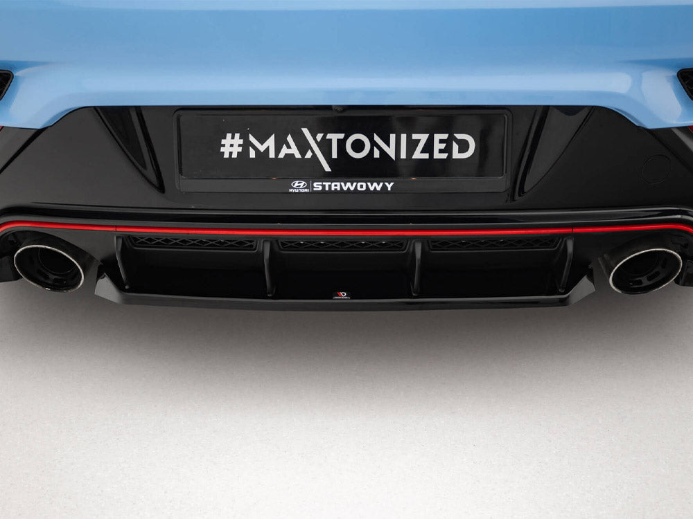 Maxton Design Central Rear Splitter Hyundai Veloster N Mk2