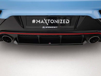 Maxton Design Central Rear Splitter Hyundai Veloster N Mk2
