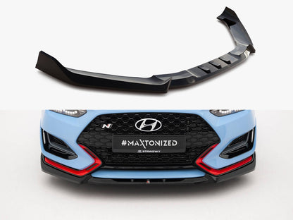 Maxton Design Front Splitter V.2 Hyundai Veloster N Mk2