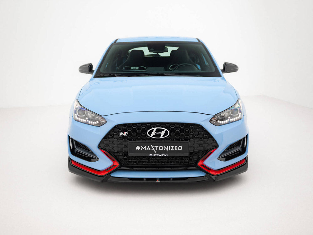 Maxton Design Front Splitter V.2 Hyundai Veloster N Mk2
