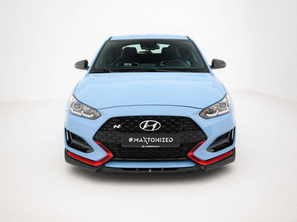 Maxton Design Front Splitter V.2 Hyundai Veloster N Mk2