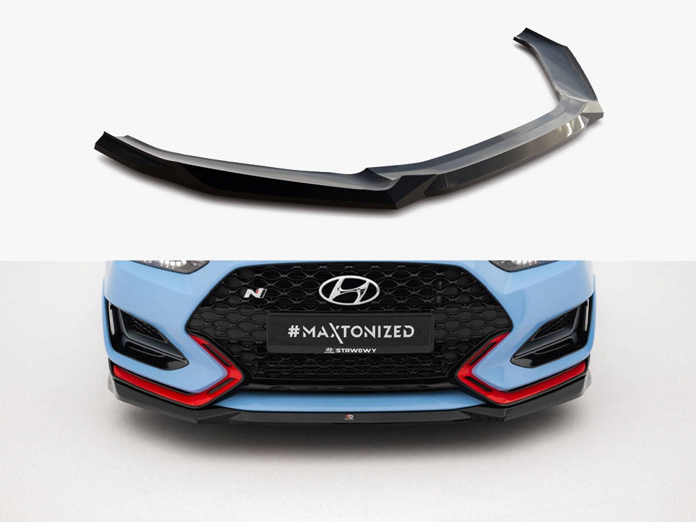 Maxton Design Front Splitter V.1 Hyundai Veloster N Mk2