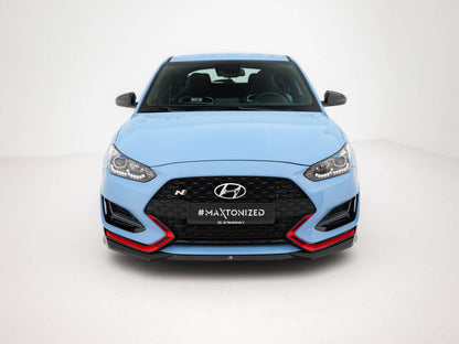 Maxton Design Front Splitter V.1 Hyundai Veloster N Mk2