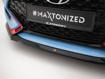 Maxton Design Front Splitter V.1 Hyundai Veloster N Mk2