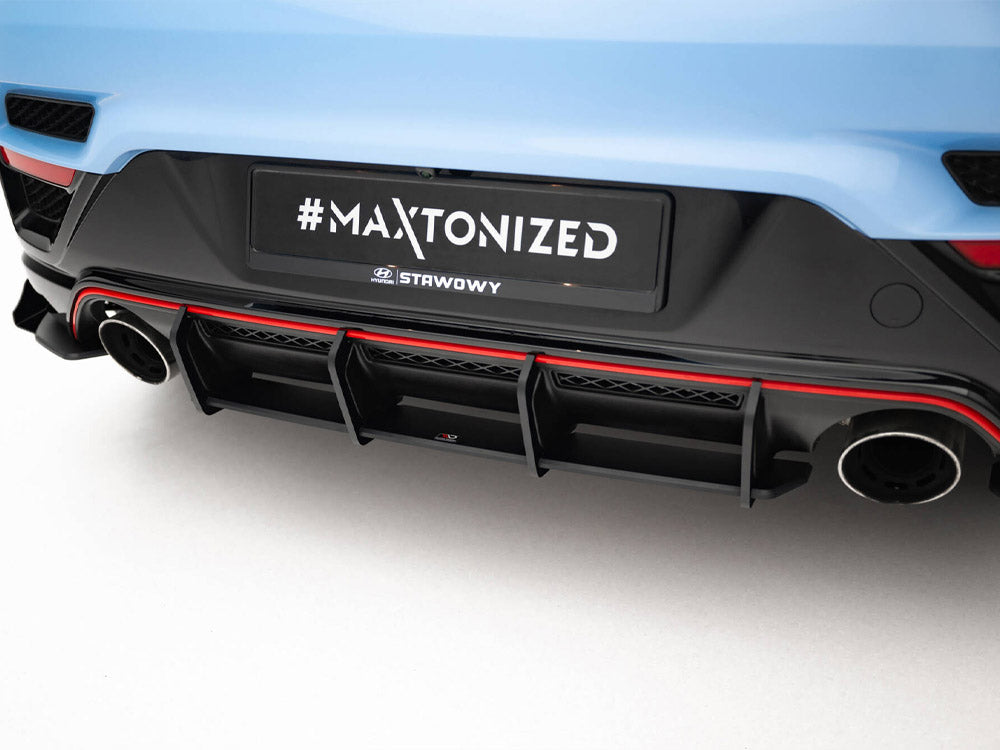 Maxton Design Street PRO Rear Diffuser Hyundai Veloster N Mk2