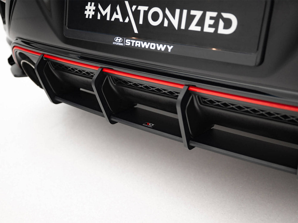 Maxton Design Street PRO Rear Diffuser Hyundai Veloster N Mk2