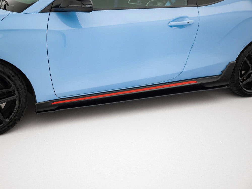 Maxton Design Street PRO Side Skirts Diffusers Hyundai Veloster N Mk2