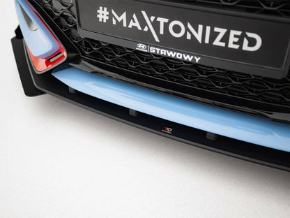 Maxton Design Street PRO Front Splitter + Flaps Hyundai Veloster N Mk2