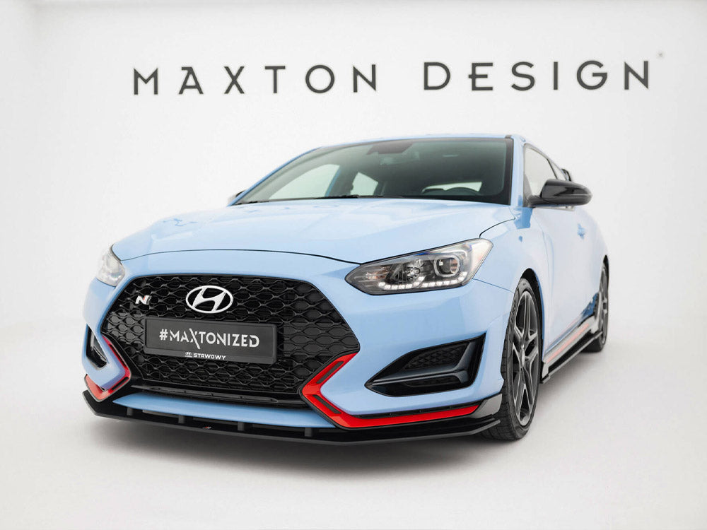 Maxton Design Street PRO Front Splitter Hyundai Veloster N Mk2