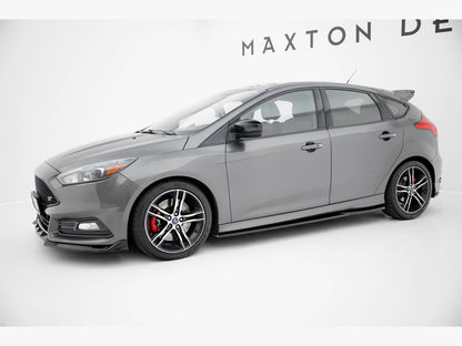 Maxton Design Side Skirts Diffusers V.3 Ford Focus ST Mk3