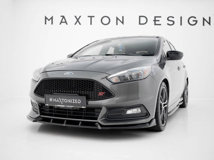 Maxton Design Front Splitter V.6 Ford Focus ST Mk3 Facelift