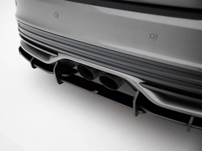 Maxton Design Street PRO Rear Diffuser + Flaps Ford Focus ST Mk3 Facelift