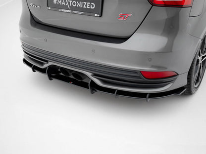 Maxton Design Street PRO Rear Diffuser Ford Focus ST Mk3 Facelift
